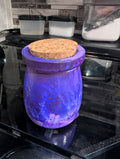 Purple Ceramic Resin Keepsake Jar