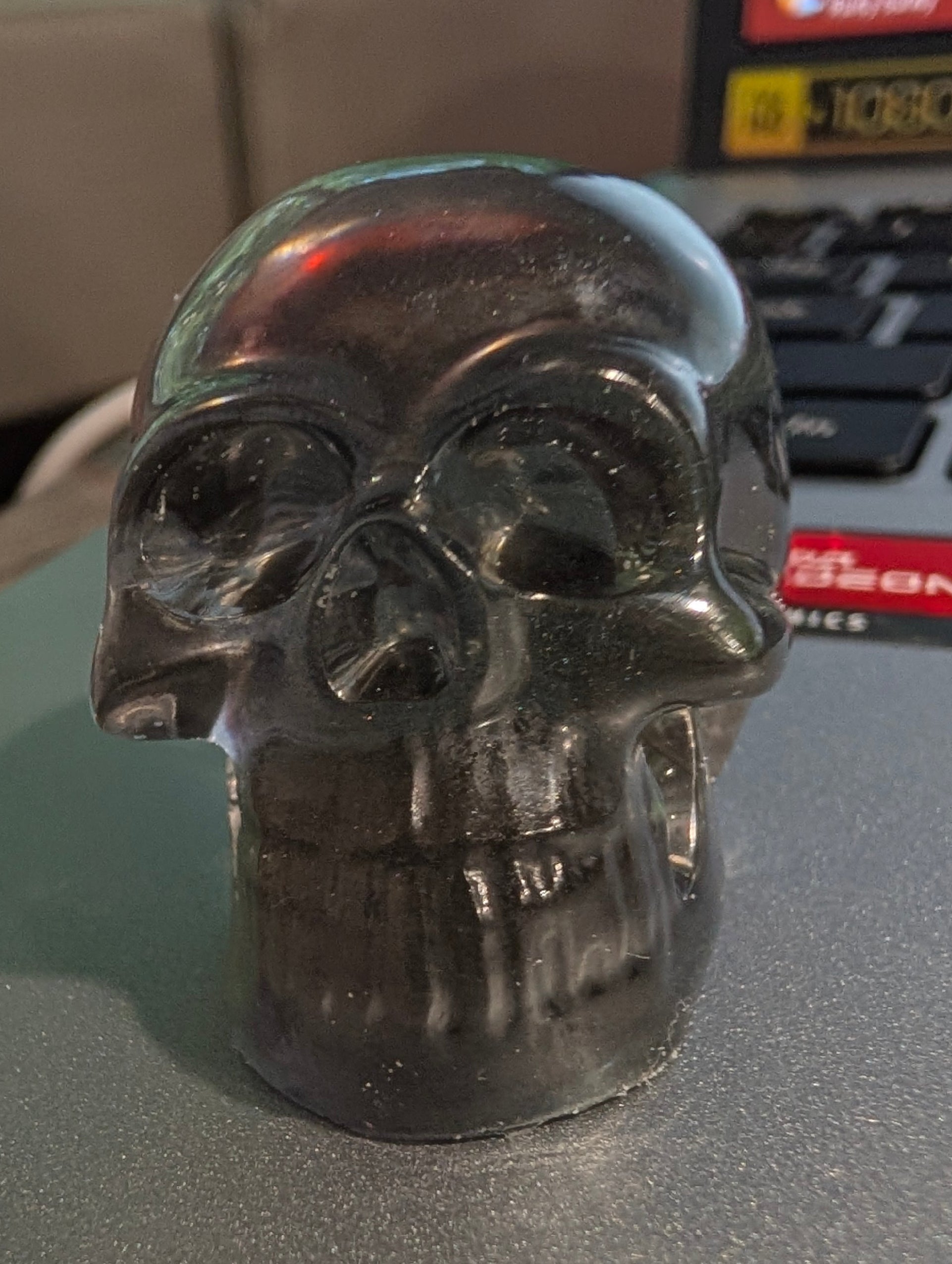 Small Resin Skull | Handmade Epoxy Décor
